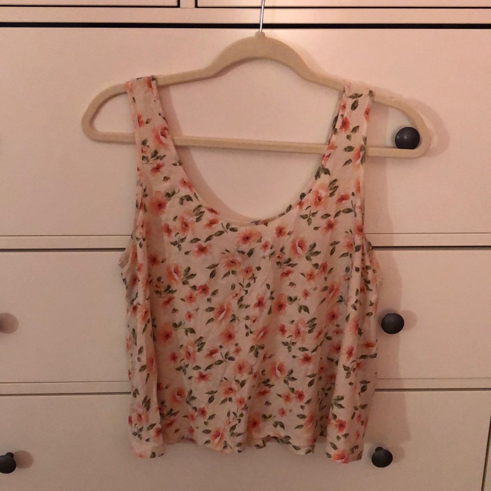 Flower crop top